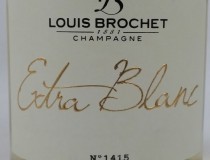 Champagne AOC Louis Brochet Extra Blanc - Etiquette
