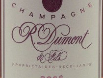 Champagne AOC Dumont et Fils Brut Rosé - Etiquette