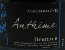 Champagne AOC Domaine Collet Anthime Héritage Brut - Etiquette