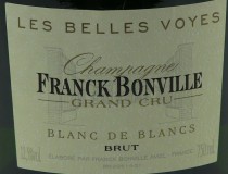 Champagne AOC Franck Bonville Les Belles Voyes - Etiquette