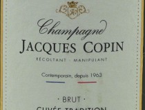 Champagne AOC Jacques Copin Brut Tradition - Etiquette