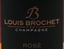 Champagne AOC Louis Brochet Brut Rosé - Etiquette